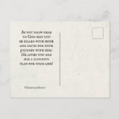 Hebreeën 11:6 Zonder geloof is het onmogelijk Briefkaart (Achterkant)