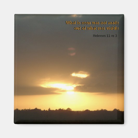 Hebreeën 11 vs 3 | Magneet (Voorkant)