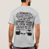 Hebreeën 12:11 - Discipline Quote voor Lifters T-shirt (Achterkant)