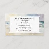 Hebreeën 12 1-2 Laat ons rennen met Endurance Bijb Visitekaartje (Achterkant)