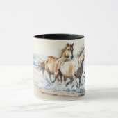 Hebreeën 12 1-2 Run met Endurance Bijbel Paard Mok (Midden)