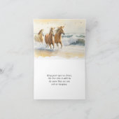 Hebreeën 12:1 Laat ons lopen met Endurance Bijbel  Kaart (Binnen)