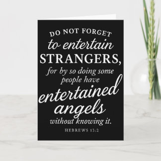 Hebreeën 13_2 Bijbelvers Onthaalden engelen geloof Kaart