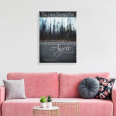 Hebreeën 13:2 Engel Quote verpakt Canvas (Insitu (Woonkamer))