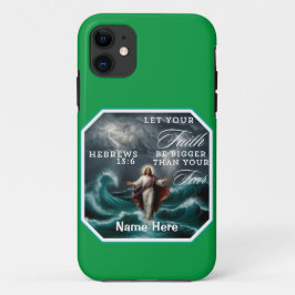 Hebreeën 13:6 Geloof boven vrees, bevestiging van  Case-Mate iPhone Case