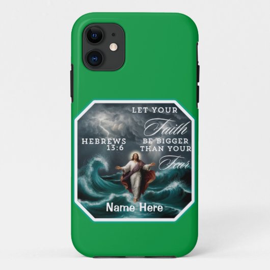 Hebreeën 13:6 Geloof boven vrees, bevestiging van  Case-Mate iPhone Case (Achterkant)