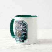 Hebreeën 13:6 Geloof boven vrees, bevestiging van  Mok (Voorkant links)