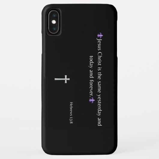 Hebreeën 13:8 Bijbel Verse iPhone / iPad case (Achterkant)