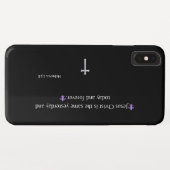 Hebreeën 13:8 Bijbel Verse iPhone / iPad case (Achterkant (horizontaal))