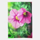 Hebreeën 13:8 Keukenhanddoek (Verticaal)