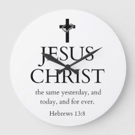 Hebreeën 13:8 Statenvertaling Jezus Christus Onver Grote Klok