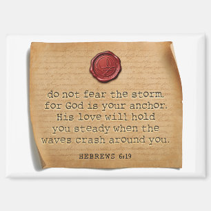 Hebreeën 6:19 Keukenmagneet Huisaccent Magneet