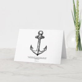 Hebreeën 6:19 – Verankering van mijn ziel. Kaart