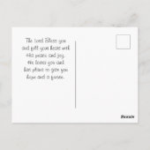 Hebreeuwen 11:6 zonder FAITH onmogelijke God Briefkaart (Achterkant)