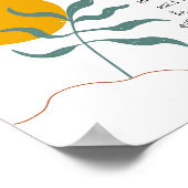 Hebreeuwen 11:6 zonder FAITH onmogelijke God Poster (Hoek)