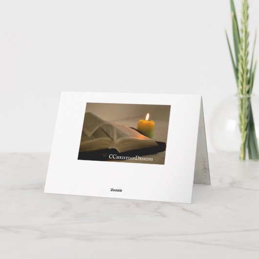 Hebreeuwen 11:6 Zonder geloof is het onmogelijk... Kaart (Achterkant)