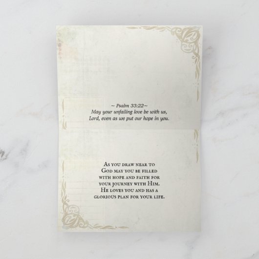 Hebreeuwen 11:6 Zonder geloof is het onmogelijk... Kaart (Binnen)