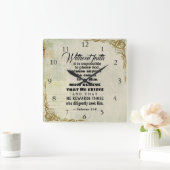 Hebreeuwen 11:6 Zonder geloof is het onmogelijk... Vierkante Klok (Huis)