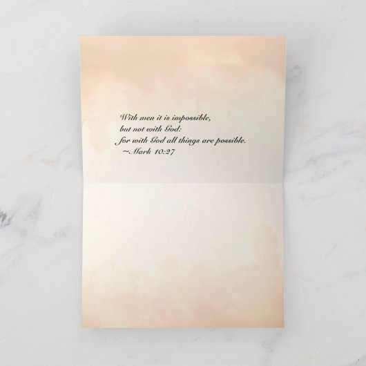 Hebreeuwen 12:28 een Koninkrijk dat niet kan worde Kaart (Binnen)