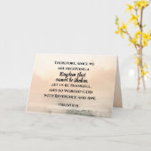 Hebreeuwen 12:28 een Koninkrijk dat niet kan worde Kaart (Gele Bloem)