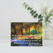 Hebreeuws 10:24-25 briefkaart (Staand voorkant)