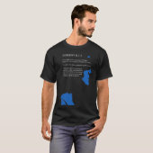 Hebreeuws 11: 1-3 Christelijke Mannen T-shirt (Voorkant volledig)