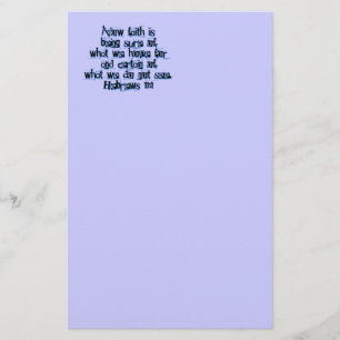 Hebreeuws 11:1 briefpapier