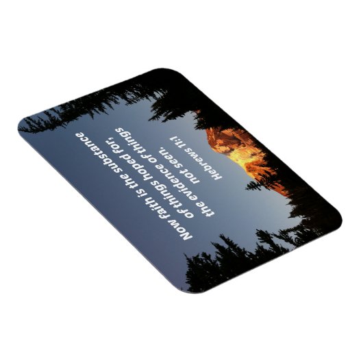 Hebreeuws 11:1 Nu is geloof de kern van dingen Magneet (Rechterzijde)