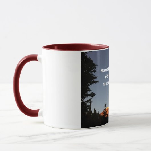 Hebreeuws 11:1 Nu is geloof de kern van dingen Mok (Links)