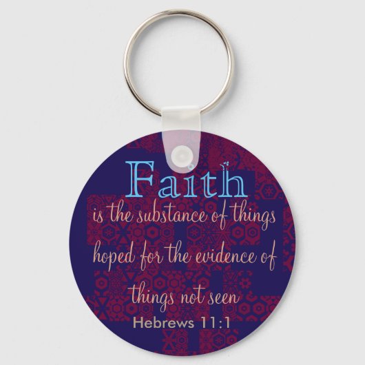 Hebreeuws 11:1 Sleutelhanger (Voorkant)