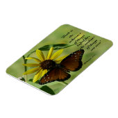 Hebreeuws 11:1 vlinder magneet (Linkerzijde)