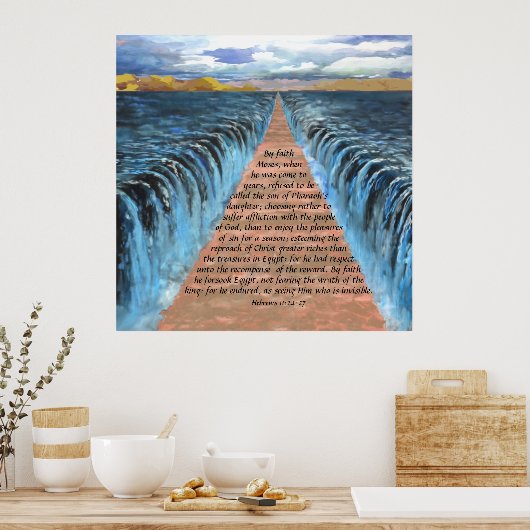 Hebreeuws 11:24-27 poster (Keuken)