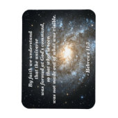 Hebreeuws 11:3 Gods Creation Magnet Magneet (Verticaal)