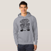 Hebreeuws 12:11 - Discipline Quote for Lifters Hoodie (Voorkant volledig)