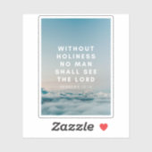 Hebreeuws 12:14 Bijbelheid Verse Holiness Sticker (Vel)