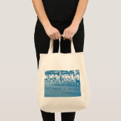 Hebreeuws 12:1 Laten we de race leiden Tote Bag (Voorkant (product))