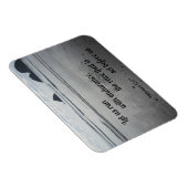 Hebreeuws 12:1 Laten we met duurzaamheid lopen... Magneet (Rechterzijde)