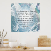 Hebreeuws 12:1 poster (Keuken)