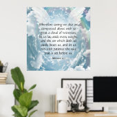 Hebreeuws 12:1 poster (Thuiskantoor)