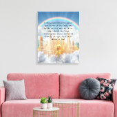 Hebreeuws 12:2 canvas afdruk (Insitu (Woonkamer))