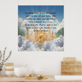 Hebreeuws 12:2 poster (Keuken)