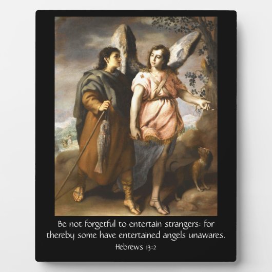 Hebreeuws 13:2 fotoplaat (Voorkant)