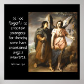 Hebreeuws 13:2 poster (Voorkant)