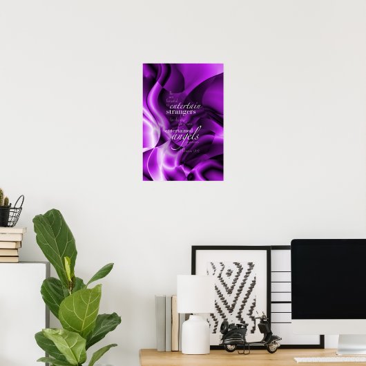 Hebreeuws 13:2 poster (Thuiskantoor)