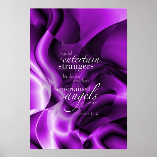 Hebreeuws 13:2 poster (Voorkant)