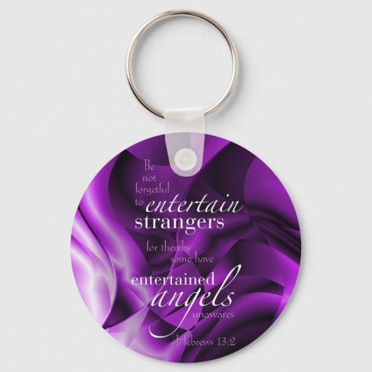 Hebreeuws 13:2 sleutelhanger (Voorkant)