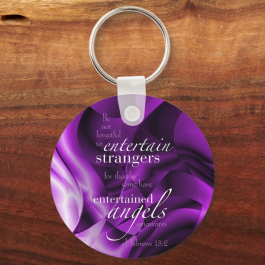 Hebreeuws 13:2 sleutelhanger (Voorkant)