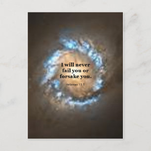 Hebreeuws 13:5 briefkaart