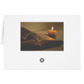 Hebreeuws 13:5 Ik zal je nooit Wenskaart achterlat (Achterkant Horizontaal)