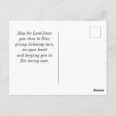 Hebreeuws 13:5 NOOIT zal ik je verlaten Briefkaart (Achterkant)